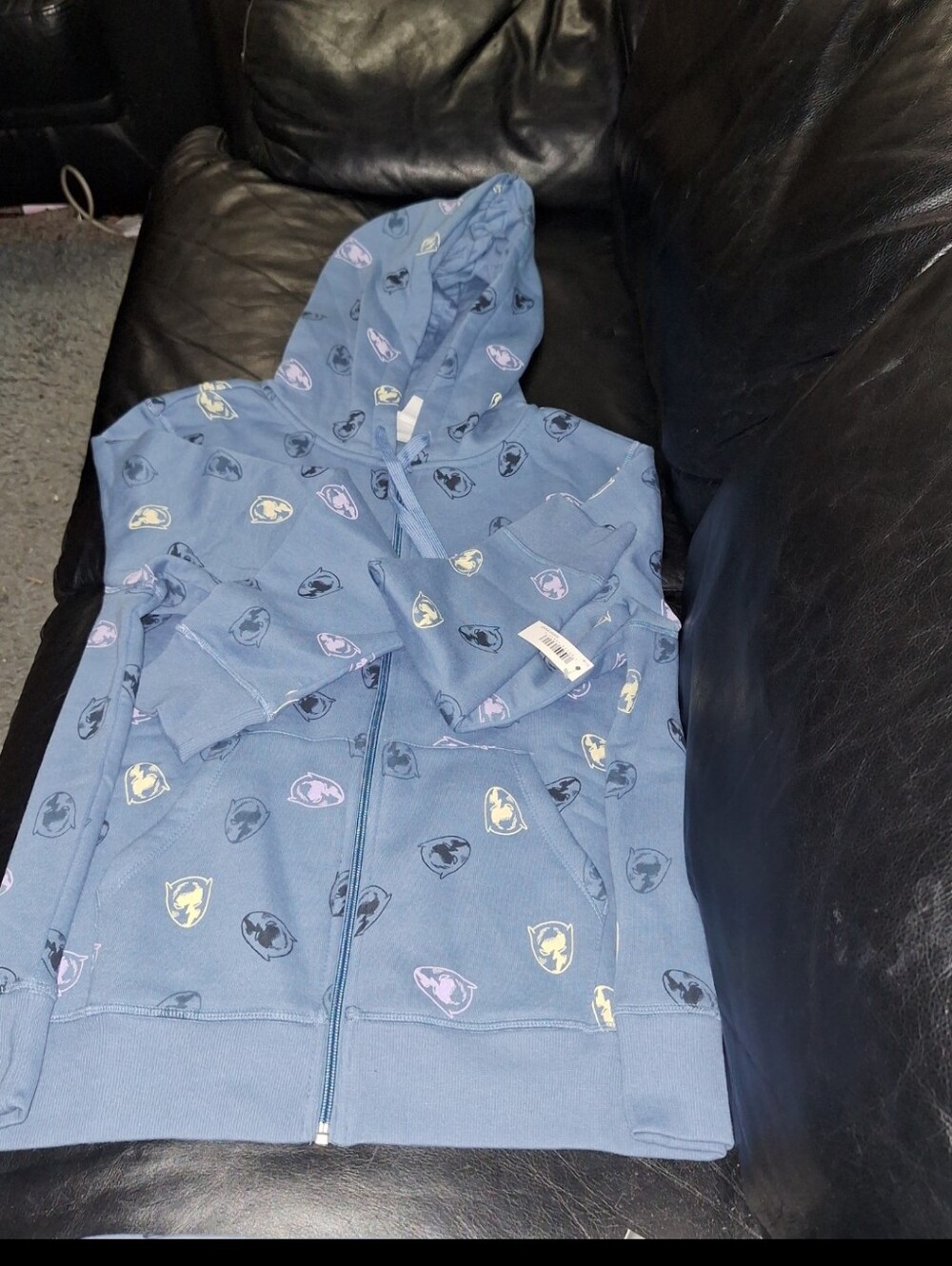 Marvel Black Panther Blue Zip Hoodie and Joggers.